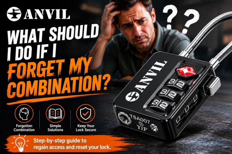 What should I do if I forget my combination?