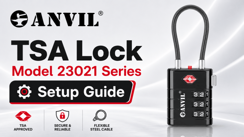 TSA Lock Model 23021 Series Setup Guide
