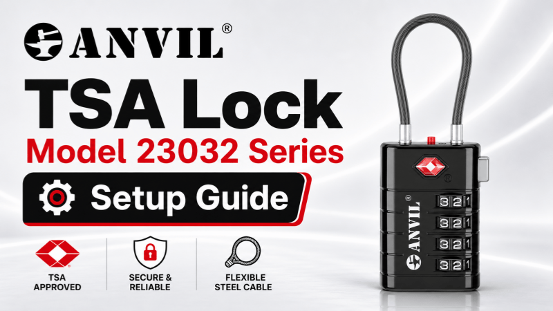 TSA Lock Model 23032 Series Setup Guide