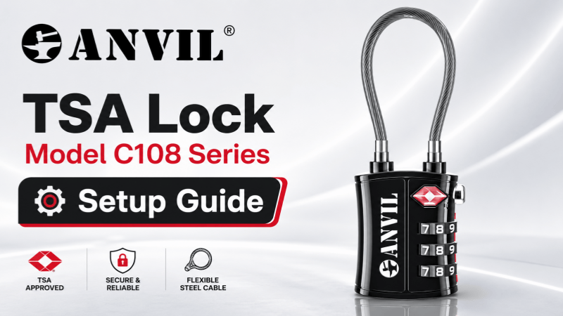 TSA Lock Model C108 Series Setup Guide